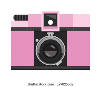 Pink Analog Film Camera