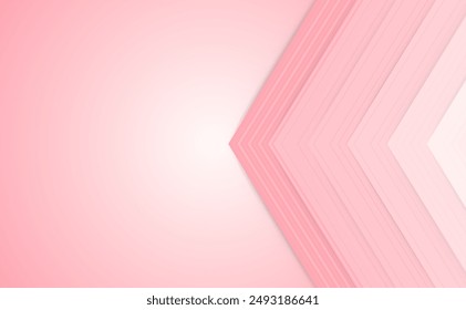 Fondo superpuesto de flecha de ángulo rosa