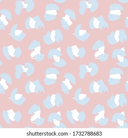 Pink Animal Leopard Seamless Pattern Background for fashion textiles, graphics and crafts