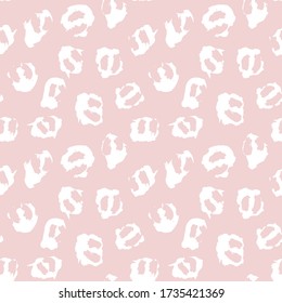 Pink Animal Leopard Seamless Pattern Background for fashion textiles, graphics and crafts
