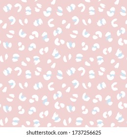 Pink Animal Leopard Seamless Pattern Background for fashion textiles, graphics and crafts