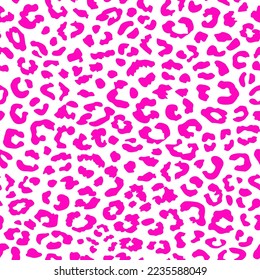 pink animal print. leopard spots seamless pattern. good for fabric, fashion, wallpaper, summer dress, resort wear, textile, background, backdrop.