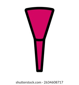 Rosa Applikator Symbol präsentiert Make-up-Tool Illustration Grafik einzeln