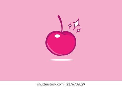 Pink Apply or berry background pink