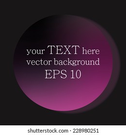 Pink area for text on a black background