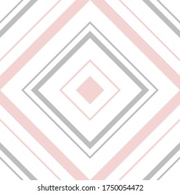 Pink Argyle diagonal striped seamless pattern background suitable for fashion textiles, graphics