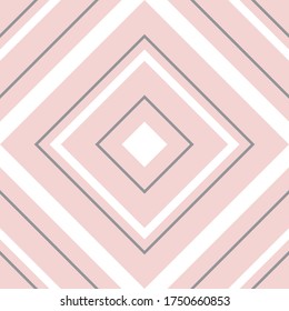 Pink Argyle diagonal striped seamless pattern background suitable for fashion textiles, graphics