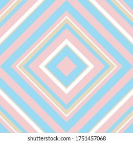 Pink Argyle diagonal striped seamless pattern background suitable for fashion textiles, graphics