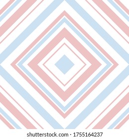 Pink Argyle diagonal rayado fondo de patrón sin costura adecuado para textiles de moda, gráficos