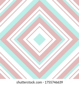 Pink Argyle diagonal rayado fondo de patrón sin costura adecuado para textiles de moda, gráficos