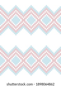 Pink Argyle, diamond shape seamless pattern background suitable for fashion textile, knitwear, graphics