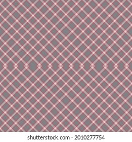 Pink Argyle Plaid Tartan textured pattern design for fashion textiles and graphics