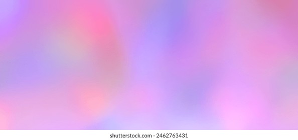 Pink Aura Effect. Blurry PInk Layout. Abstract Vector Background with Bokeh. Mesh Effect. Blurry Irregular Iridescent Print. No text. RGB Colors.                      