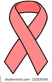 Pink Awareness Ribbon