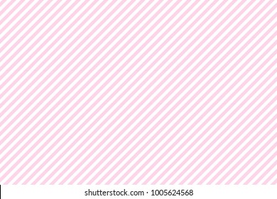 Pink baby color striped fabric texture seamless pattern. Vector illustration.