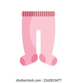 pink baby pants clothes icon