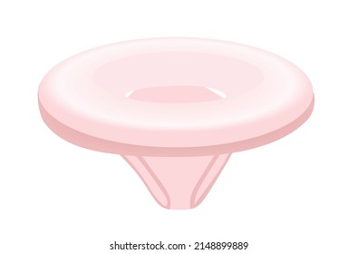 pink baby swim ring