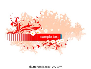 pink background