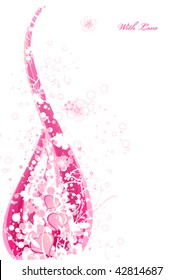 Pink background
