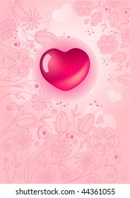 Pink background