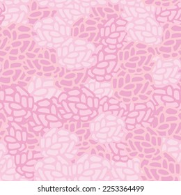 Pink background with with abstract elements. Decorative seamless pattern for wrapping paper, wallpaper, textile, greeting cards and invitations.