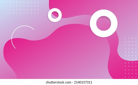 Pink background with abstract Gradient background.  Element of modern design wallpaper packaging. Bright color circle, Background in minimalist style 