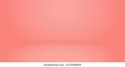 pink background abstract with Gradient in empty room studio, pink empty room studio gradient used for background, pink background studio with shine use for product shooting.