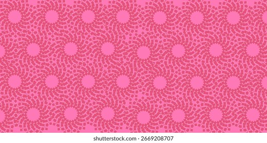 Fondo rosa con decoración cuadrada gris rojo abstracto. EPS.10