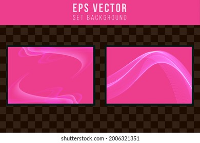 Pink background abstract set editable eps vector purple effect book cover back ground
