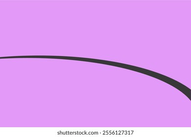 Pink background with black line in the middle