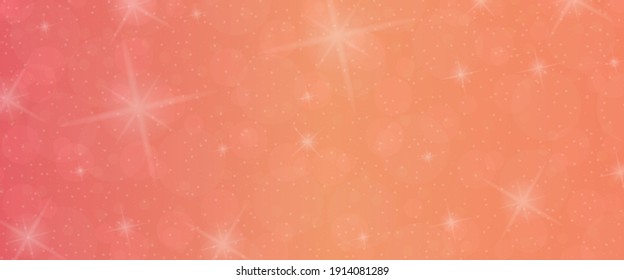 Pink background with bokeh elements and sparks for banners, posters, posters, postcards and theme design. Vector illustration.