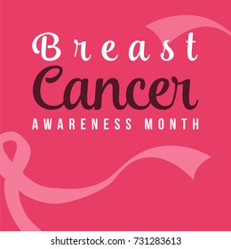 Pink background for breast cancer