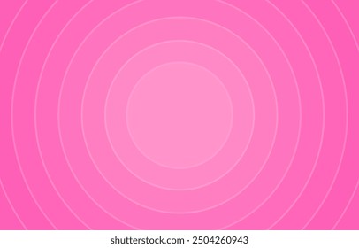Fondo rosa con círculos. Fondo gráfico de Vector abstracto geométrico.