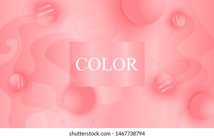 Pink background. Cosmetic products background. Abstract liquid pattern. Vector illustration. Fluid pink pattern.