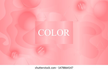 Pink background. Cosmetic products background. Abstract liquid pattern. Vector illustration. Fluid pink pattern.