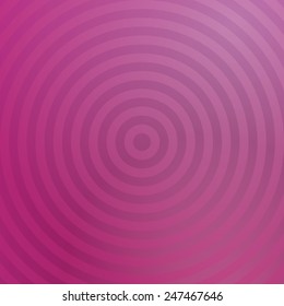 Pink background design with concentric circles