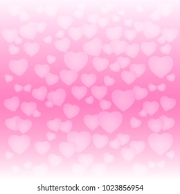 Pink Background design with Hearts