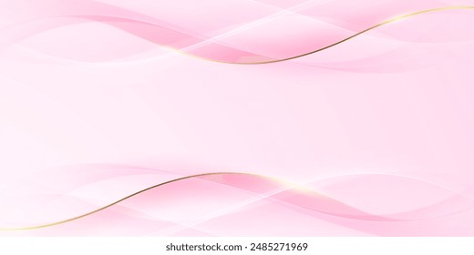 Rosa Hintergrund Design Mit luxuriösem Effekt Elemente Vektorillustration