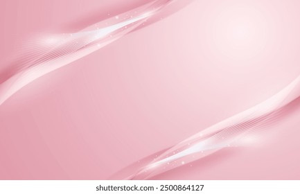 diseño de fondo rosa con efecto de lujo Elementos Ilustración vectorial