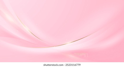 diseño de fondo rosa con efecto de lujo Elementos Ilustración vectorial