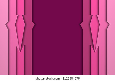 Pink background with diamond