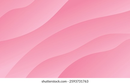 Pink background with dynamic curve line elegant graphic design element decoration