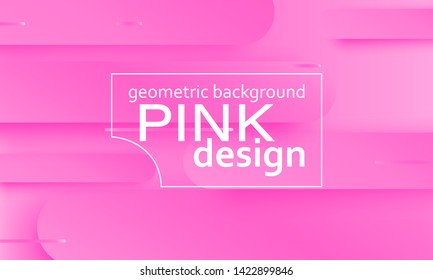 Pink background. Fluid shapes. Minimal abstract cover design. Creative colorful wallpaper. Trendy gradient poster. Vector illustration.