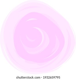 Pink background of gentle pastel shades, splash of vector drawing. Artistic brush strokes wavy texture, template for postcards.