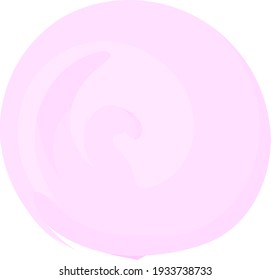 Pink background of gentle pastel shades, splash of vector drawing. Artistic brush strokes wavy texture, template for postcards.