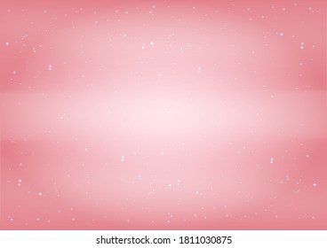 Pink background with glitter, vector illustration.