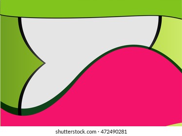 Pink background gray curve line on space shadow overlap and dimension modern texture pattern for text and message website design

