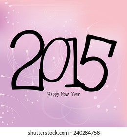 a pink background with a happy new year message