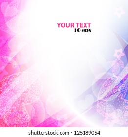 pink background with heart