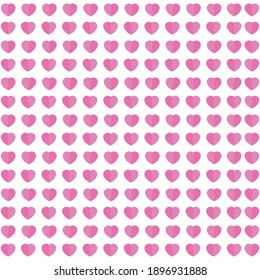 pink background with pink hearts